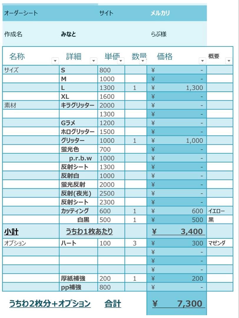 らぶ うちわ文字 オーダー 団扇屋さん 文字パネル