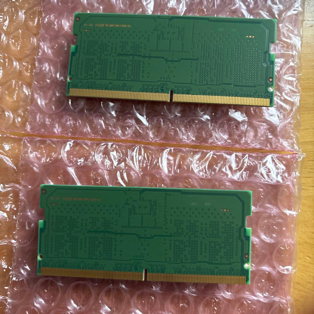 その他ノートPCアクセサリー samsung16GB DDR5 SO-DIMM (8GBx2)