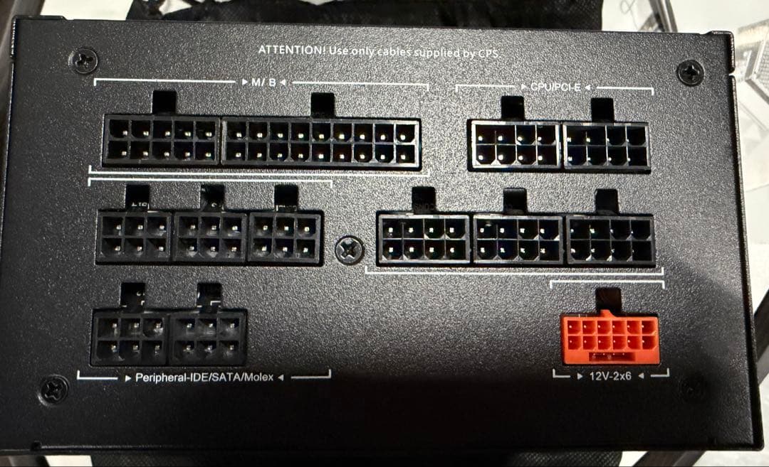 YS1200 電源、1200W 80 Plus Gold 認定 完全モジュラー