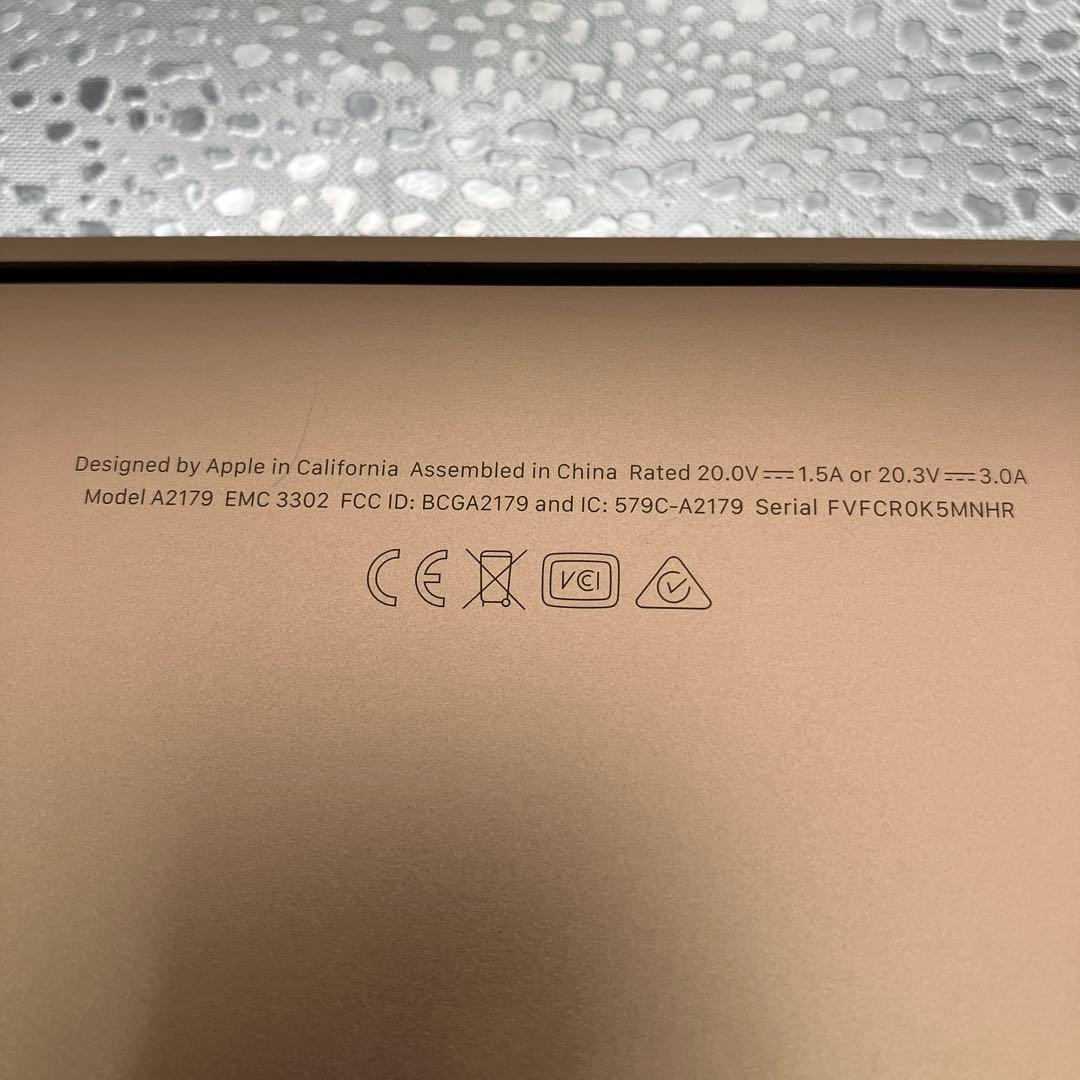 アオイキ　MacBook Air 13インチ　A2179 ジャンク　Y