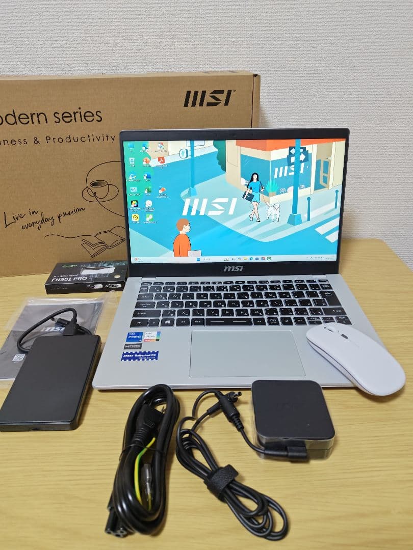 【macmac】msi Modern 14cMO/ 16G/SSD1T