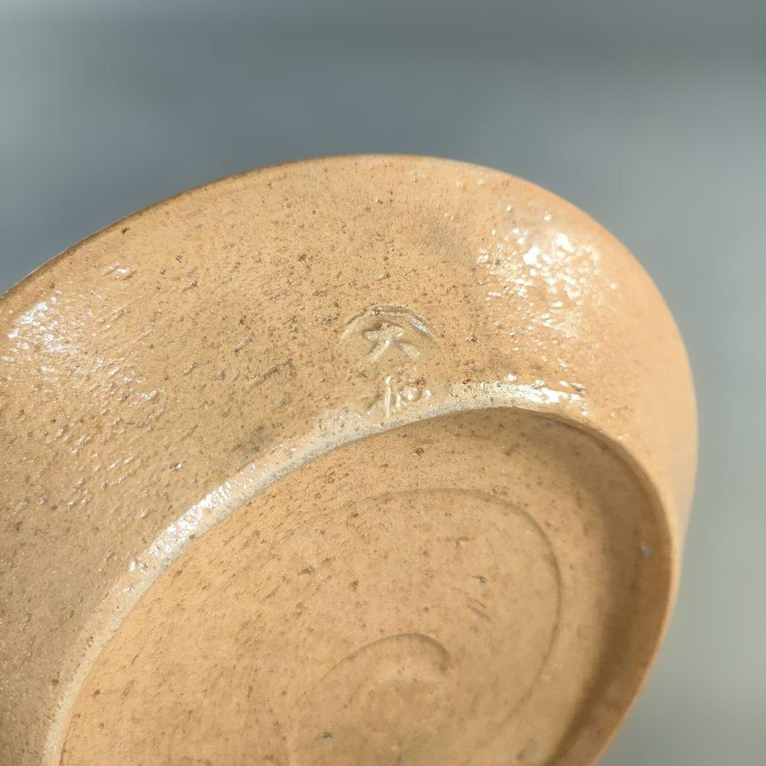 A1363-1/大樋長楽 造/大樋銘々皿5客/共箱/大樋焼/膾皿/飾皿/懐石道具