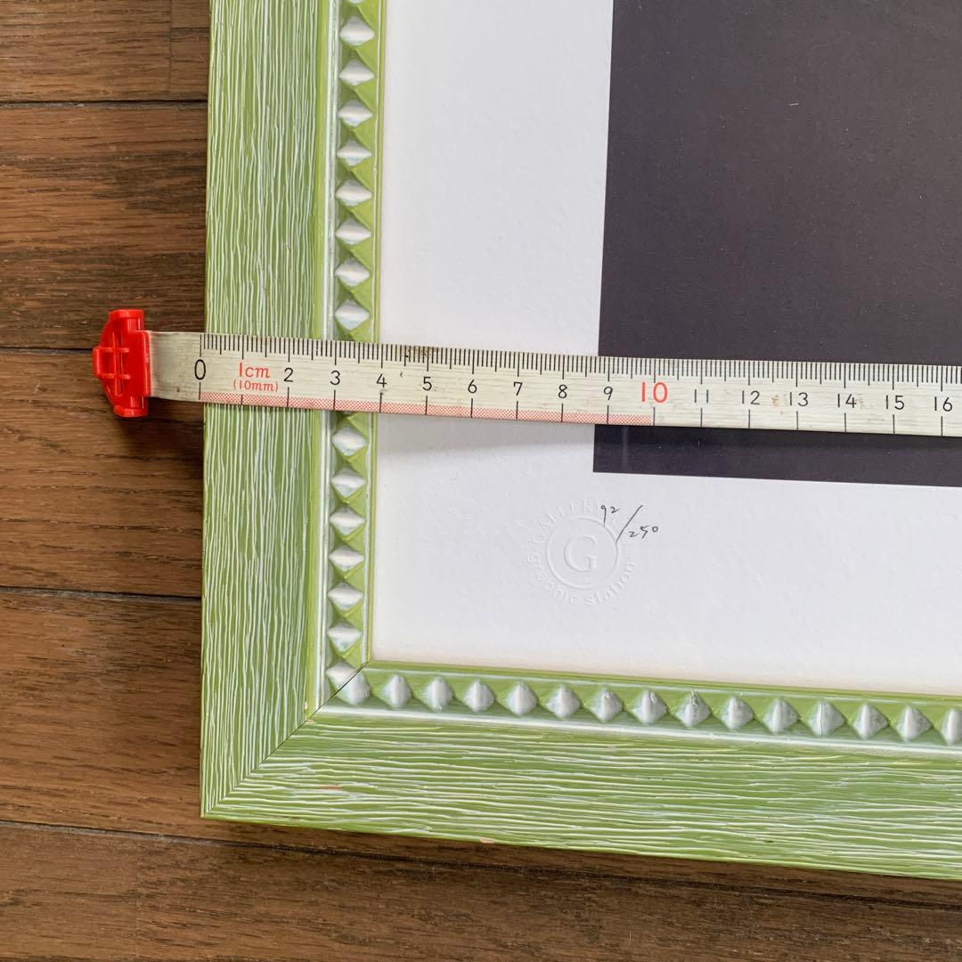 牧野千穂　版画（ジクレー）　題名 「ターミナル」