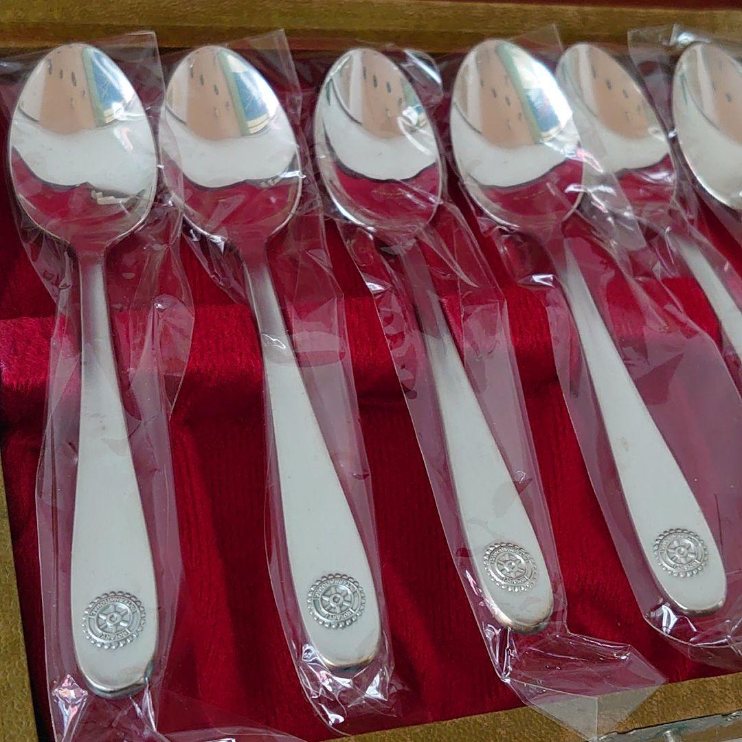 新品 ロータリークラブ 高級スプーン 1987年