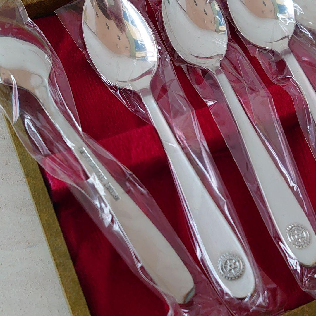 新品 ロータリークラブ 高級スプーン 1987年