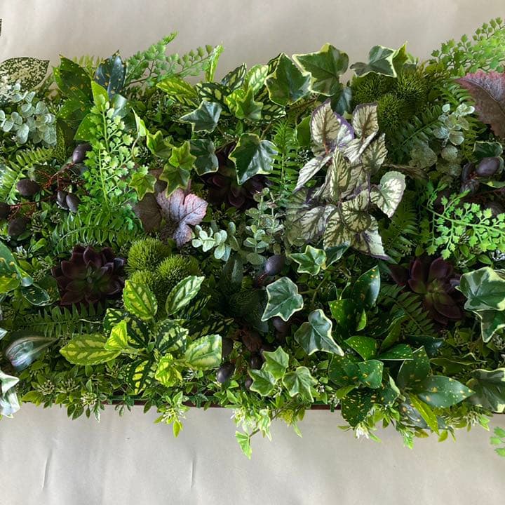 光触媒　人工観葉植物　抗菌消臭　ウォールグリーン