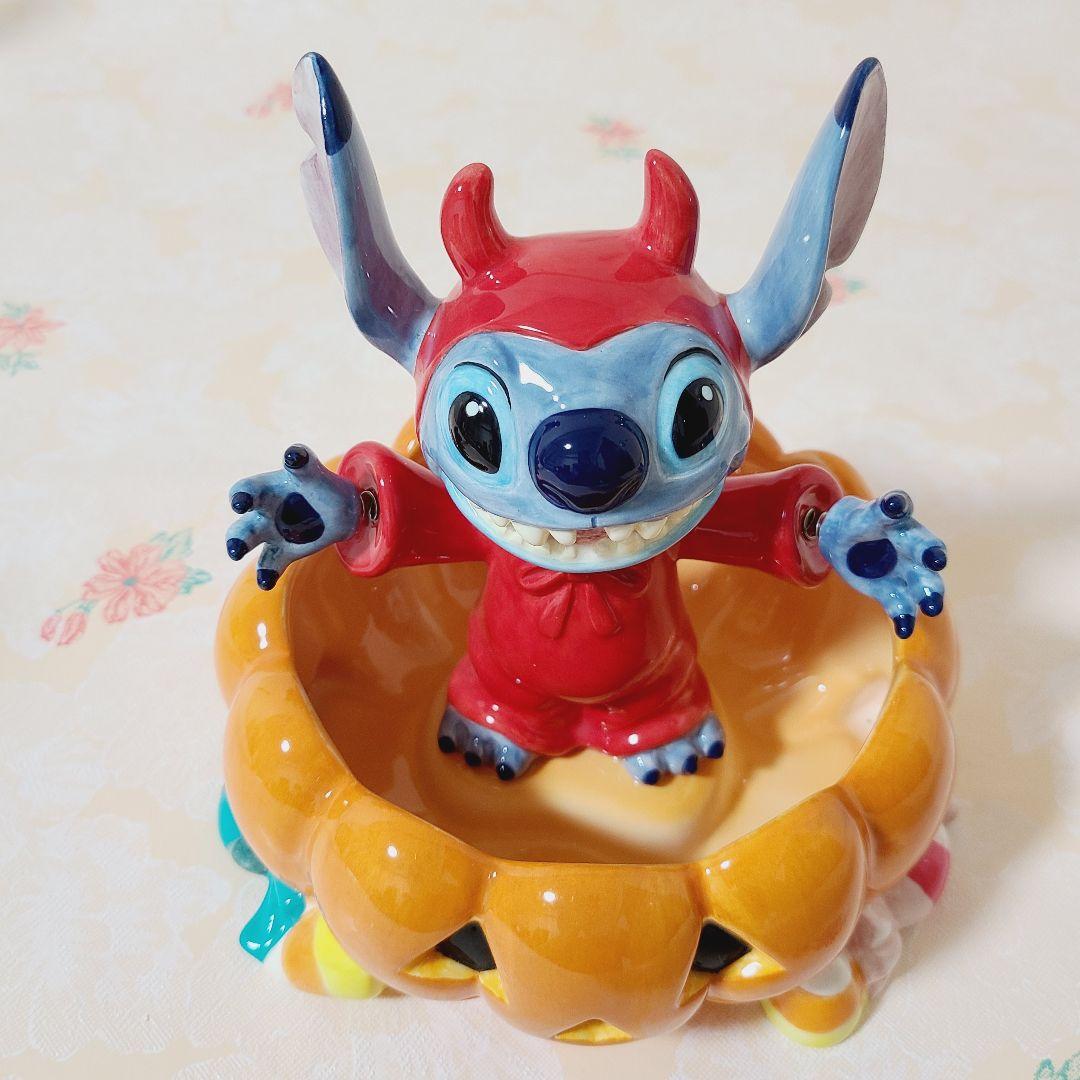WDW 新品 スティッチ ハロウィン キャンディー入れ　ディズニーワールド