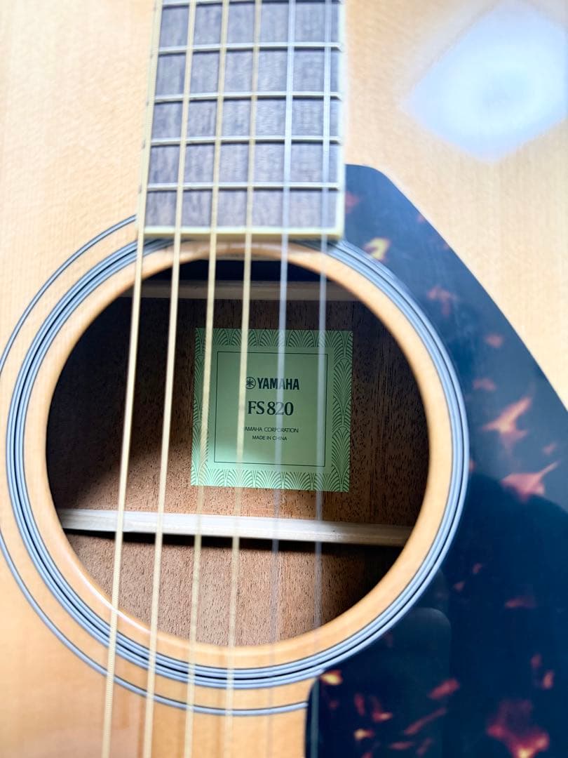 【付属品+チューナー付】YAMAHA FS820 アコースティックギター