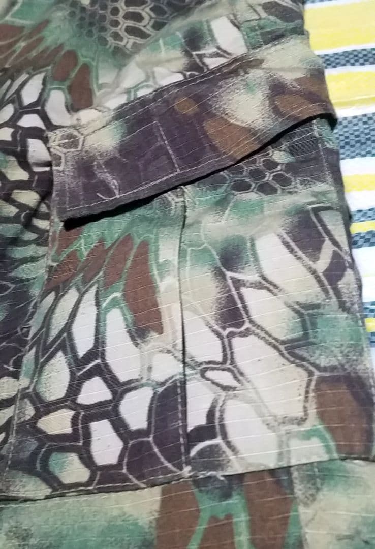 ミリタリー　迷彩服　デジタル迷彩のSHENKEL製迷彩服上下　他1品