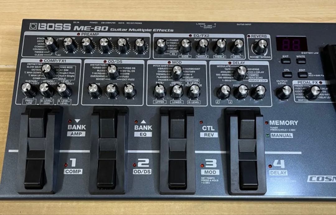 マルチエフェクター BOSS ME-80 美品