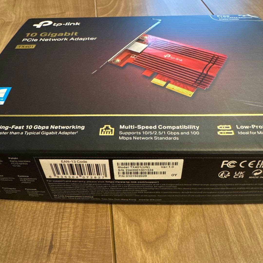 拡張カード TP-Link 10 Gigabit Network Adapter TX401