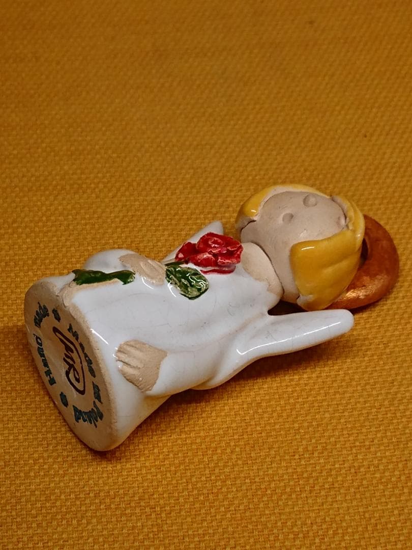 人形　天使　陶器　オブジェ　置物　インテリア　工芸品　美術品　A3340