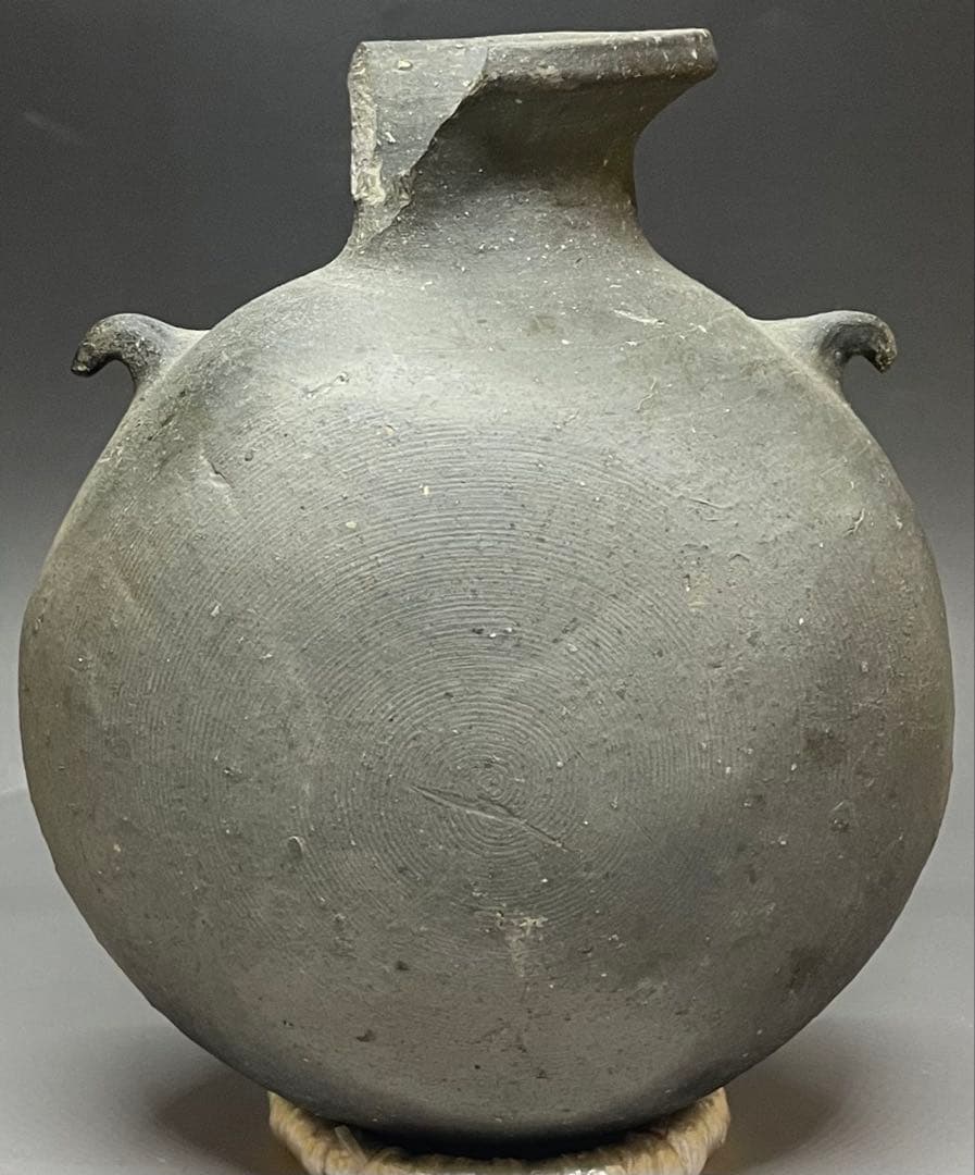 須恵器　新羅　土器　提瓶　古墳時代後期 h5510