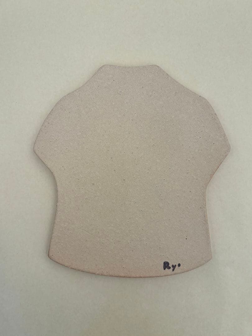 木村涼子　イチゴ柄 シャツ型 プレート 陶器　器　お皿