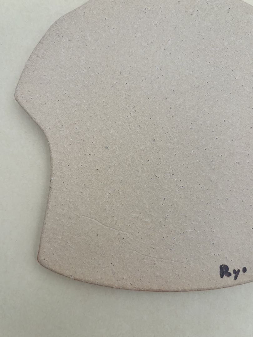 木村涼子　イチゴ柄 シャツ型 プレート 陶器　器　お皿