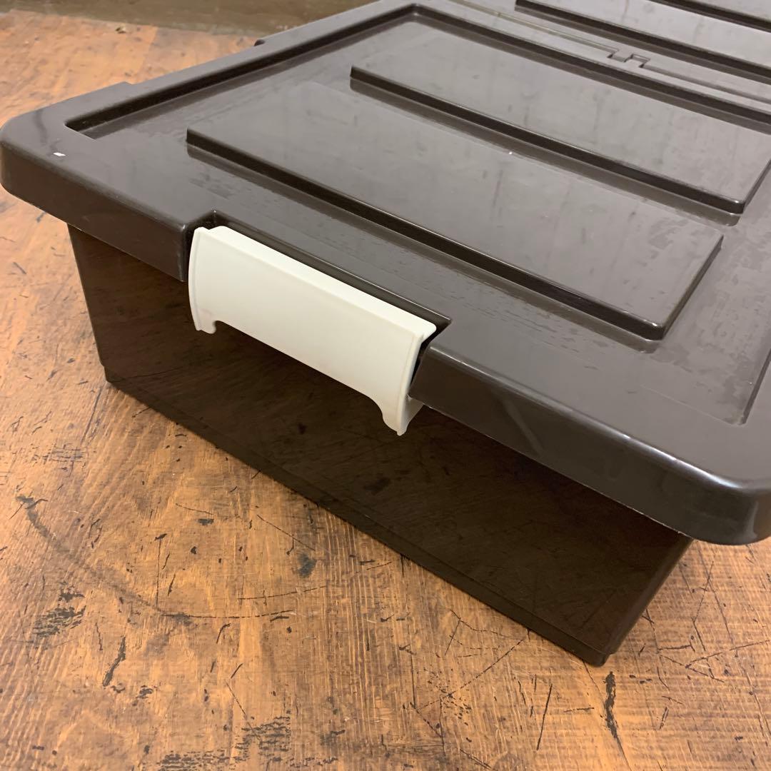 A-1 【大容量】ベッド下収納ケース キャスター付き ブラウン 収納ボックス