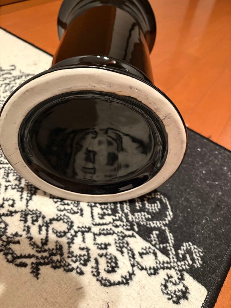 花瓶　傘立て　モダン　陶器　大きい　美品