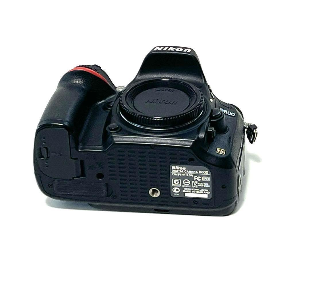 ◎撮影数9250回以下☆Nikon D600ボディ　FX機ショット数少なめ美品