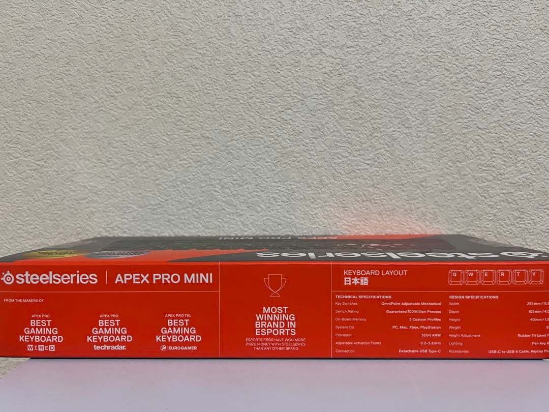 SteelSeries ラピッドトリガー Apex Pro Mini JP