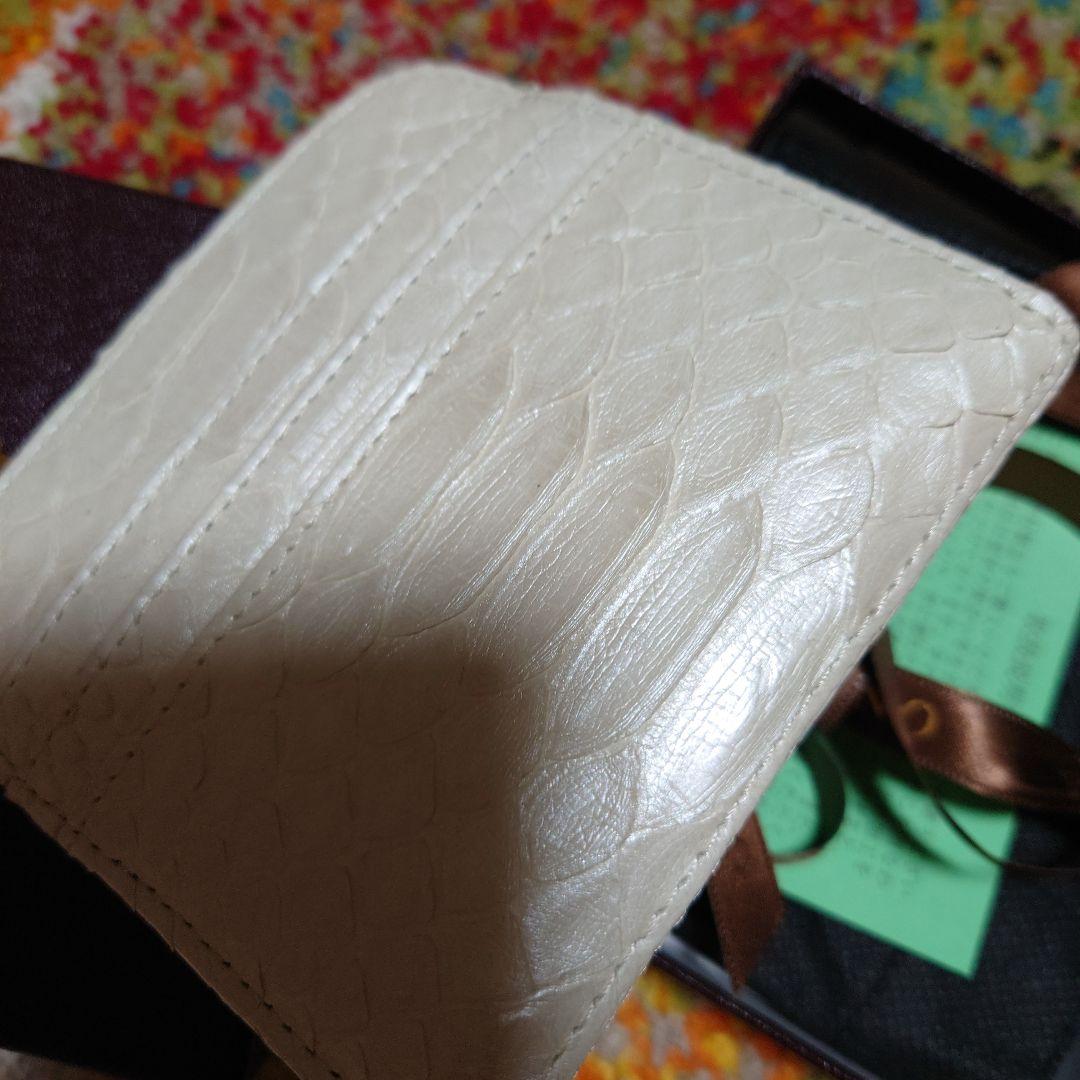 傳濱野 鰐革 ミニ財布新品