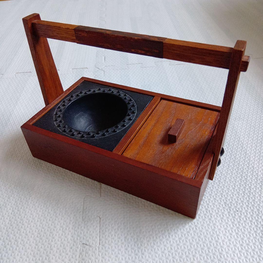 WOODWARE-KS製　煙草盆　小物入れ　鉄製灰皿　ビンテージ　昭和レトロ