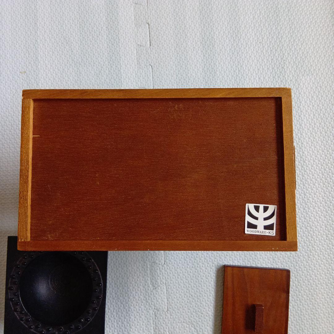 WOODWARE-KS製　煙草盆　小物入れ　鉄製灰皿　ビンテージ　昭和レトロ