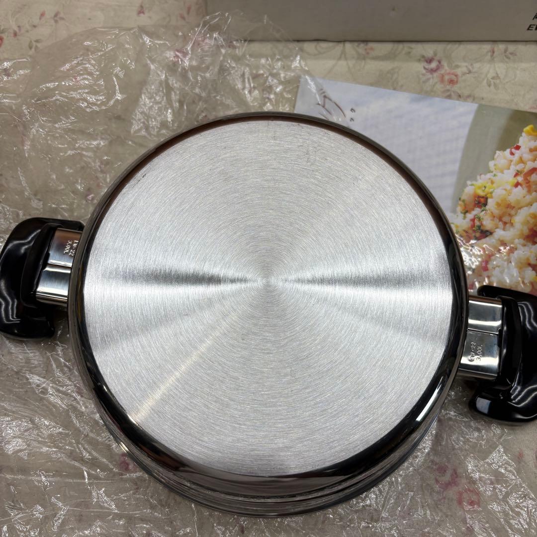 ヨシノクラフト 22cm両手鍋 EW-22 未使用？