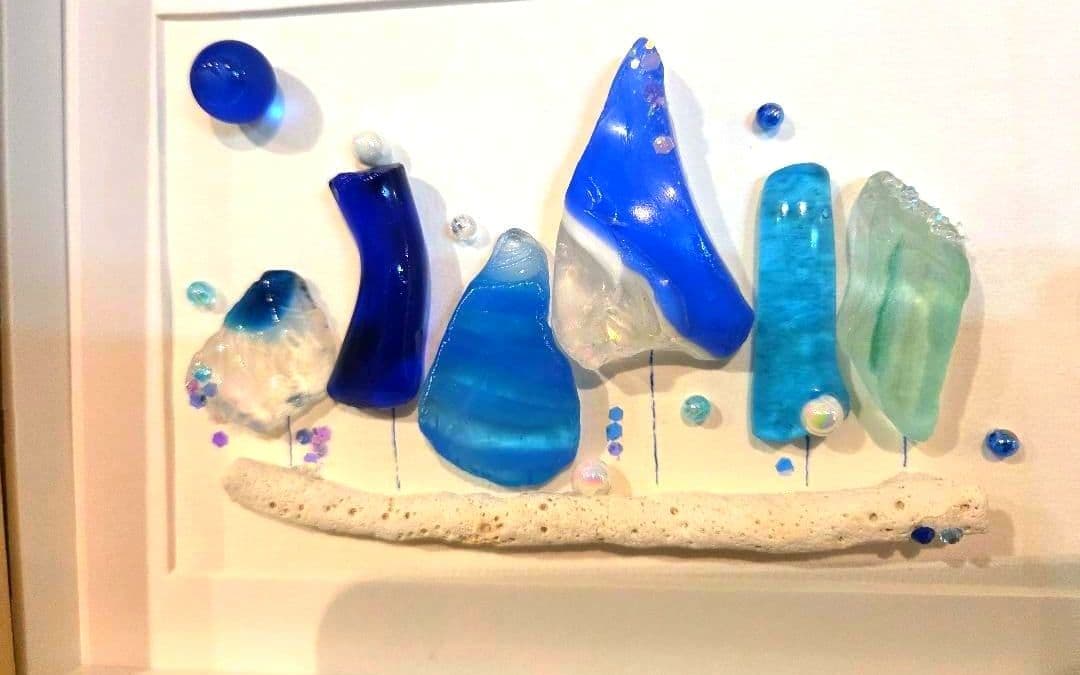 再販不可♡シーグラスアート♡レアシーグラス♡ヒーリングアート