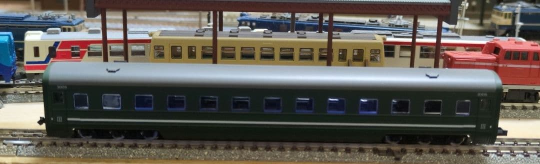 鉄道模型 満州鉄道 パシナ12 燈火管制改造 あじあ号 8両セット