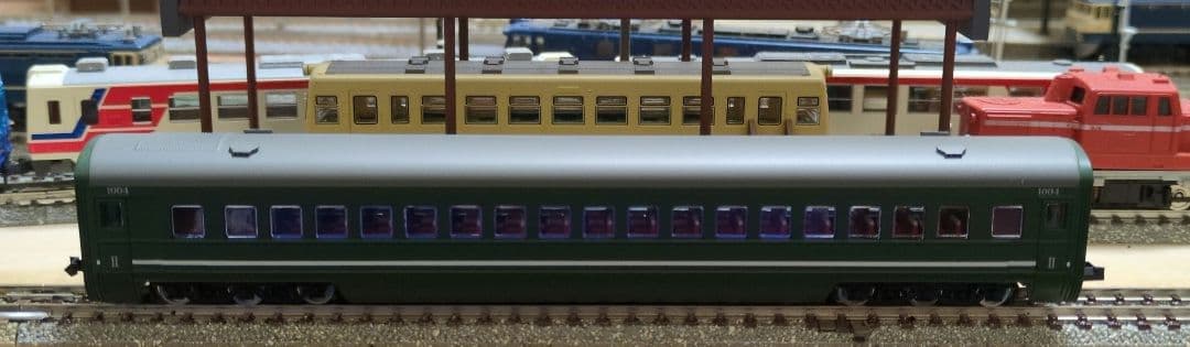 鉄道模型 満州鉄道 パシナ12 燈火管制改造 あじあ号 8両セット