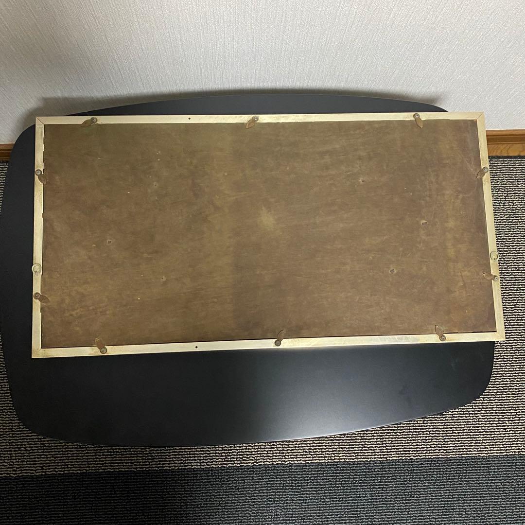 下川立夏　赤富士 日本画 署名落款有り