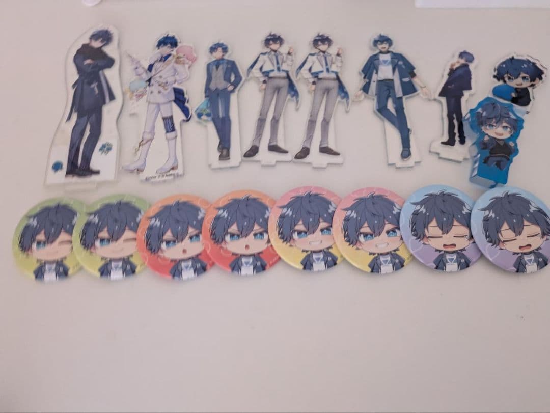 からぴち　なおきり　グッズ　缶バッジ　アクリルスタンド