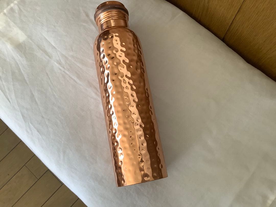 8月17月まで5%off純銅製ウォーターボトル　アーユルヴェーダ　2本