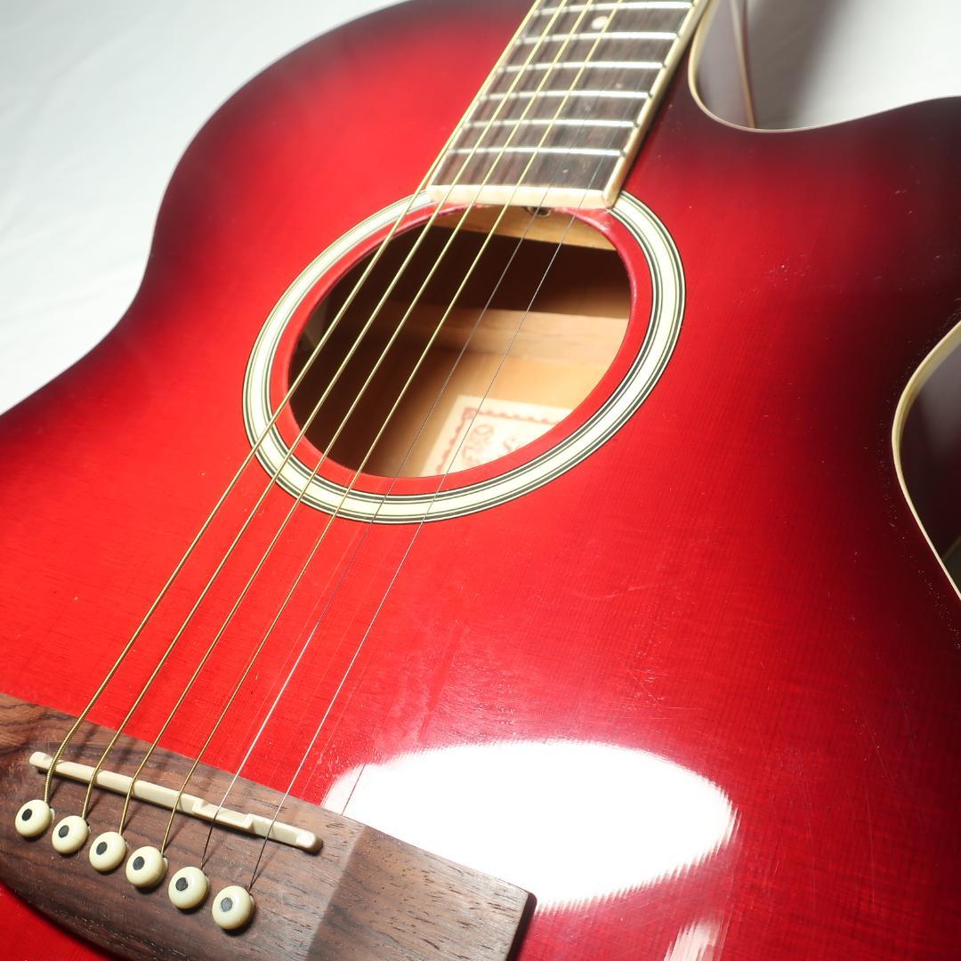 Sepia Crue EAW-180/WRS エレアコ ギター ケース付