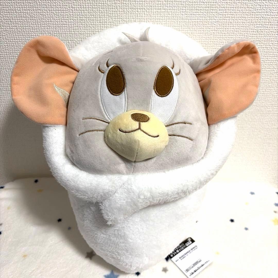 【新品】 トムとジェリー めちゃもふぐっと おくるみぬいぐるみ タフィー 3点