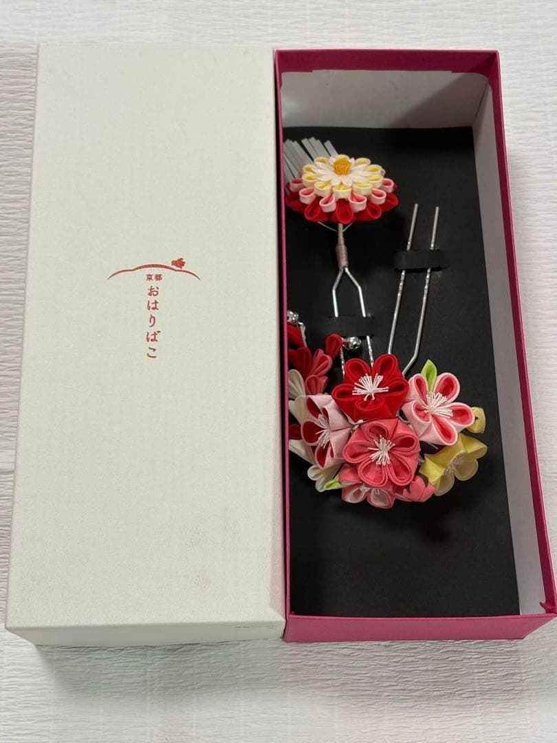 おはりばこ 髪飾り 華梅かんざし 七五三 日本髪