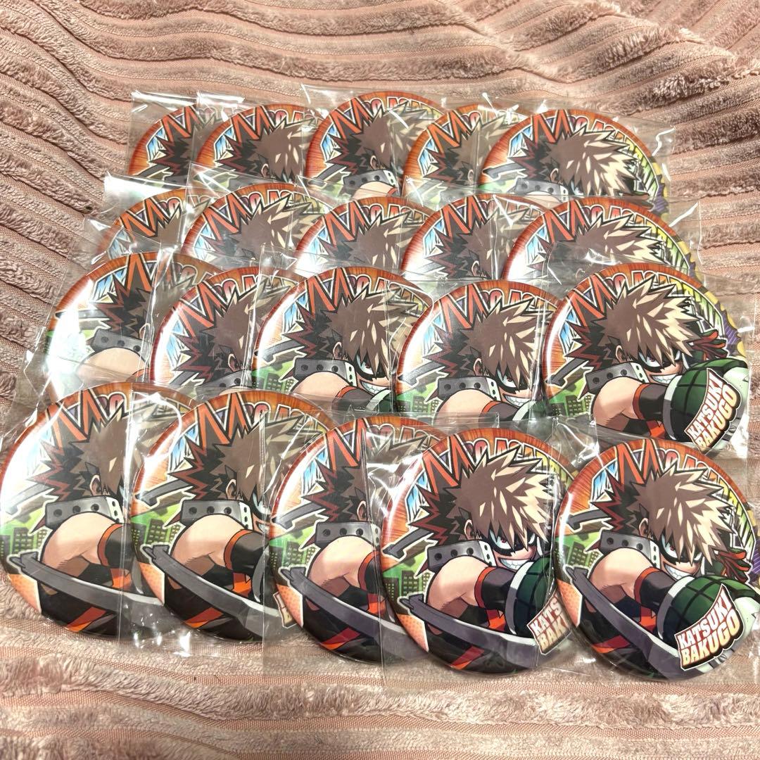 ヒロアカ展　爆豪勝己　缶バッジ　KV 原画展　僕のヒーローアカデミア