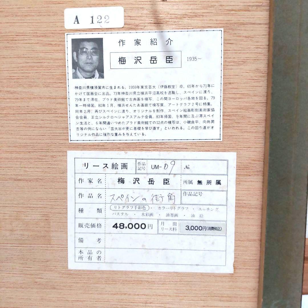 限定版■直筆サイン入り■梅沢岳臣■天春永次■風景画絵画リトグラフ