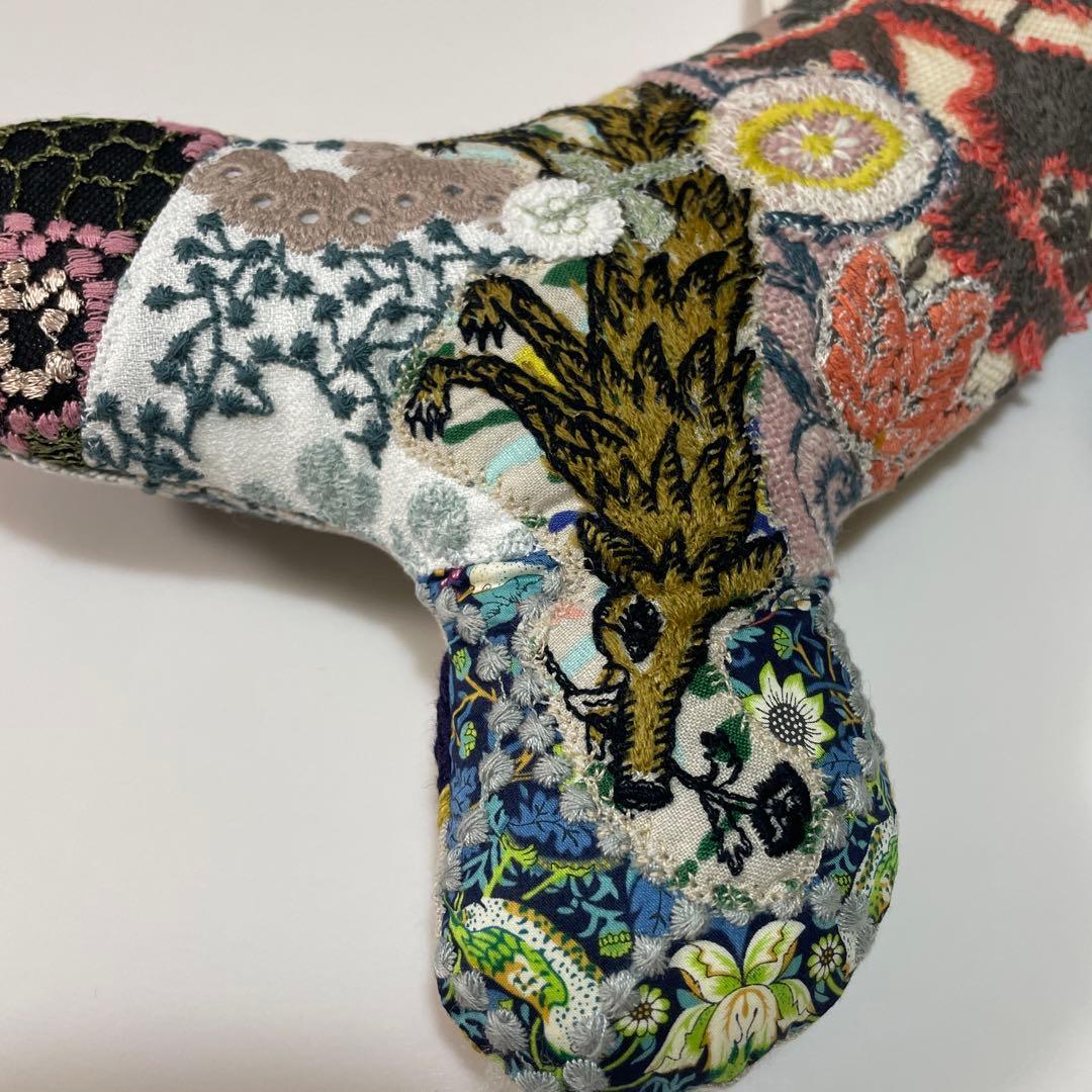 ミナペルホネン ハンドメイド ⭐️wolf＆flower run3 Ver.①