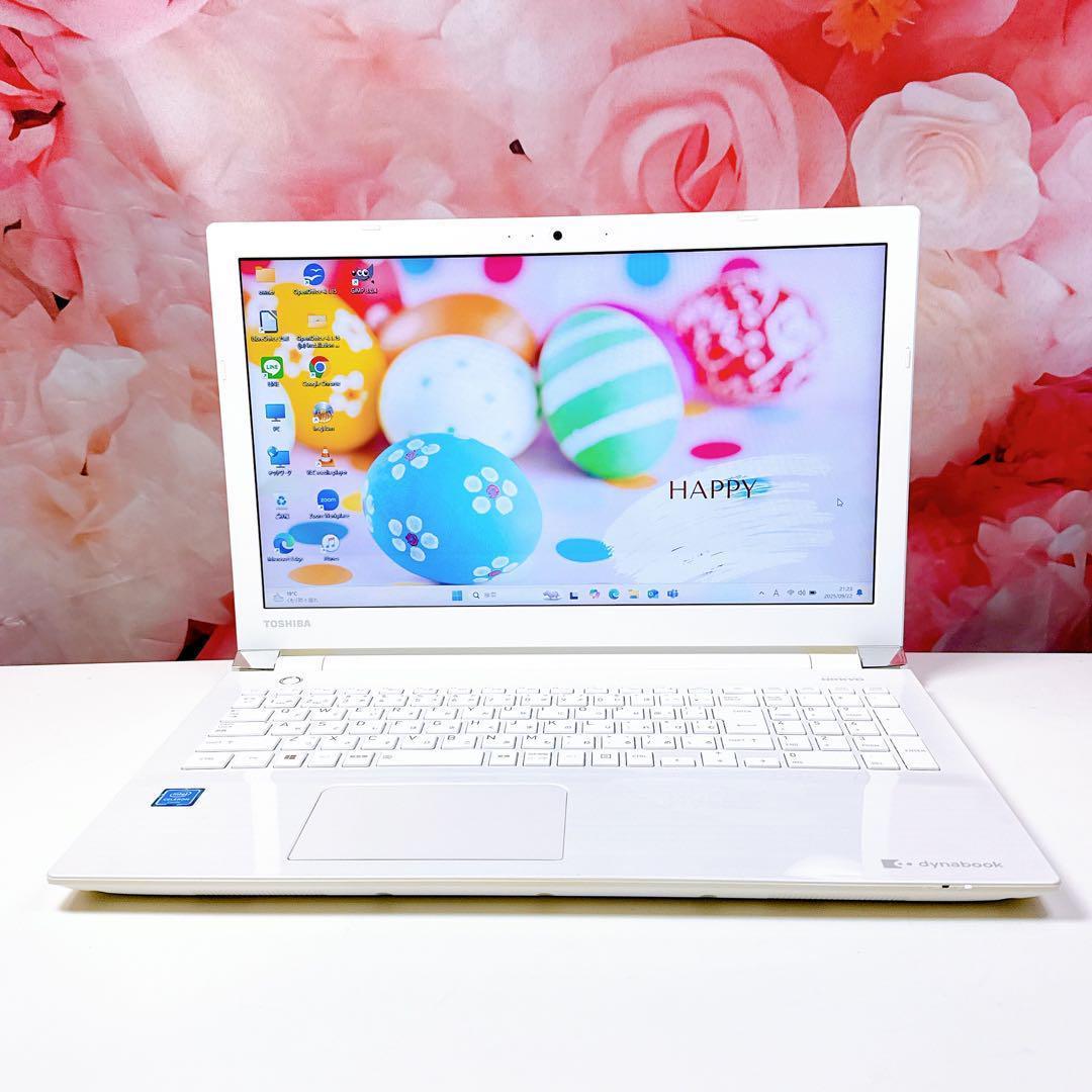 新品高速SSD✨ノートパソコン windows11 カメラ オフィス 薄型 綺麗