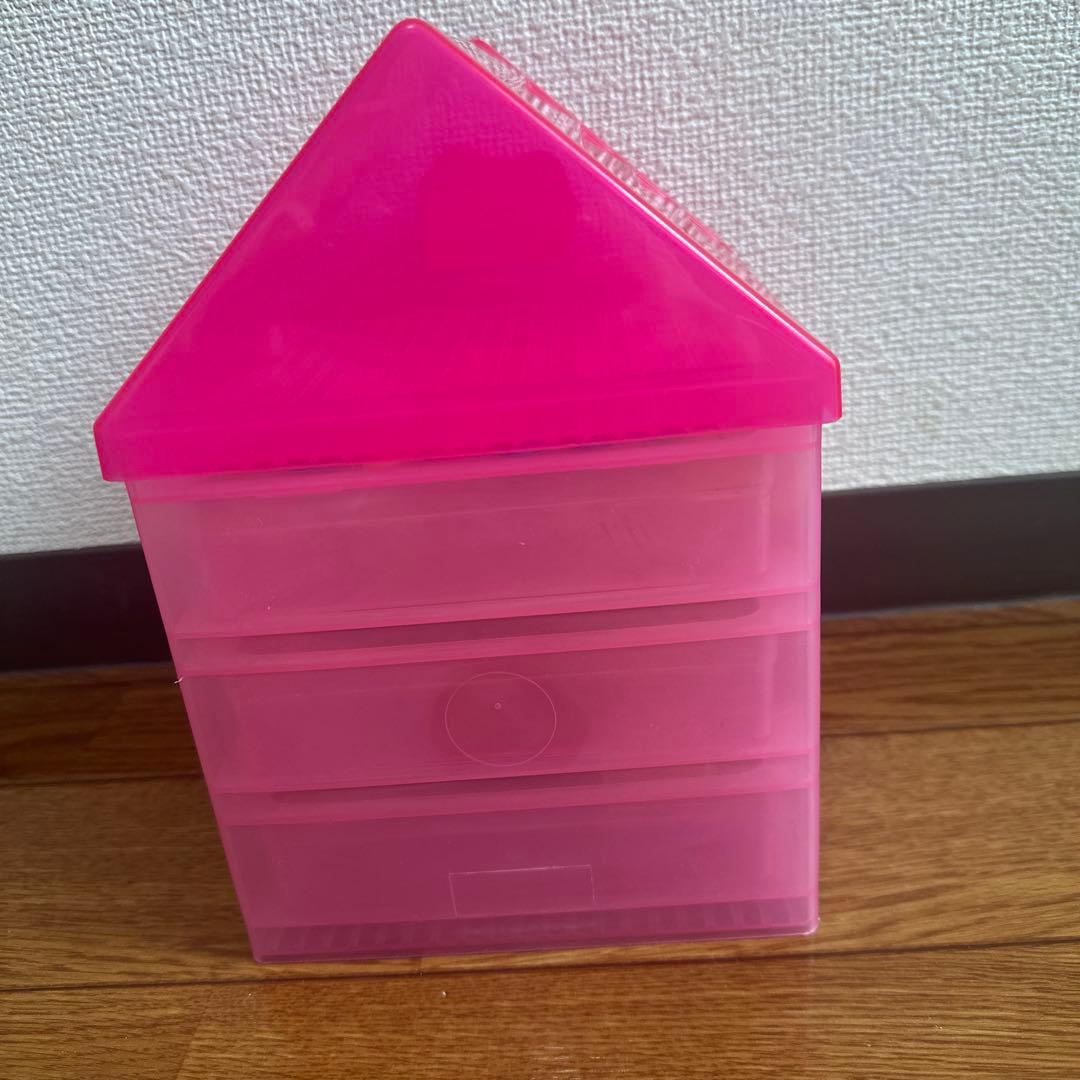 ウサハナ　家　ケース　ペン　スタンプ　色鉛筆付き　平成レトロ　サンリオ