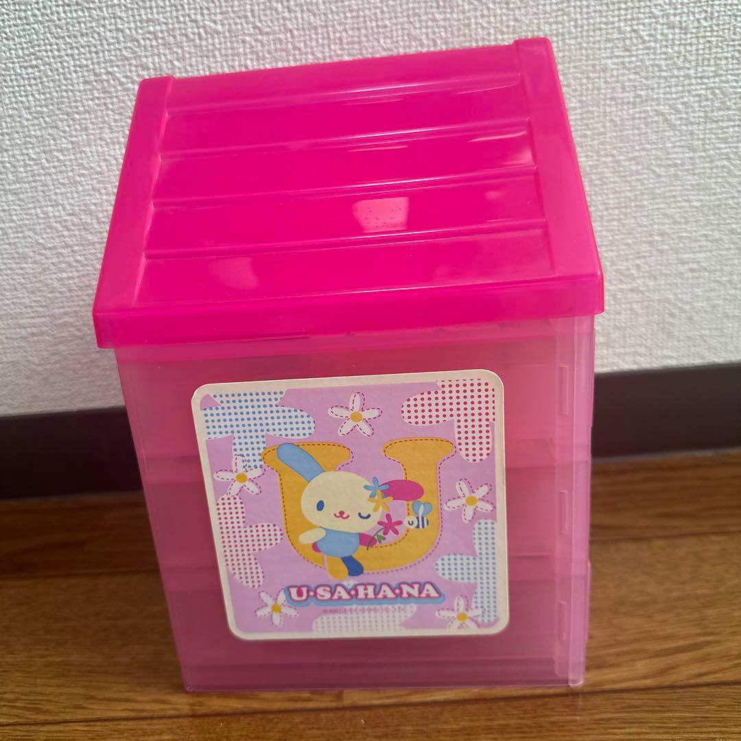 ウサハナ　家　ケース　ペン　スタンプ　色鉛筆付き　平成レトロ　サンリオ