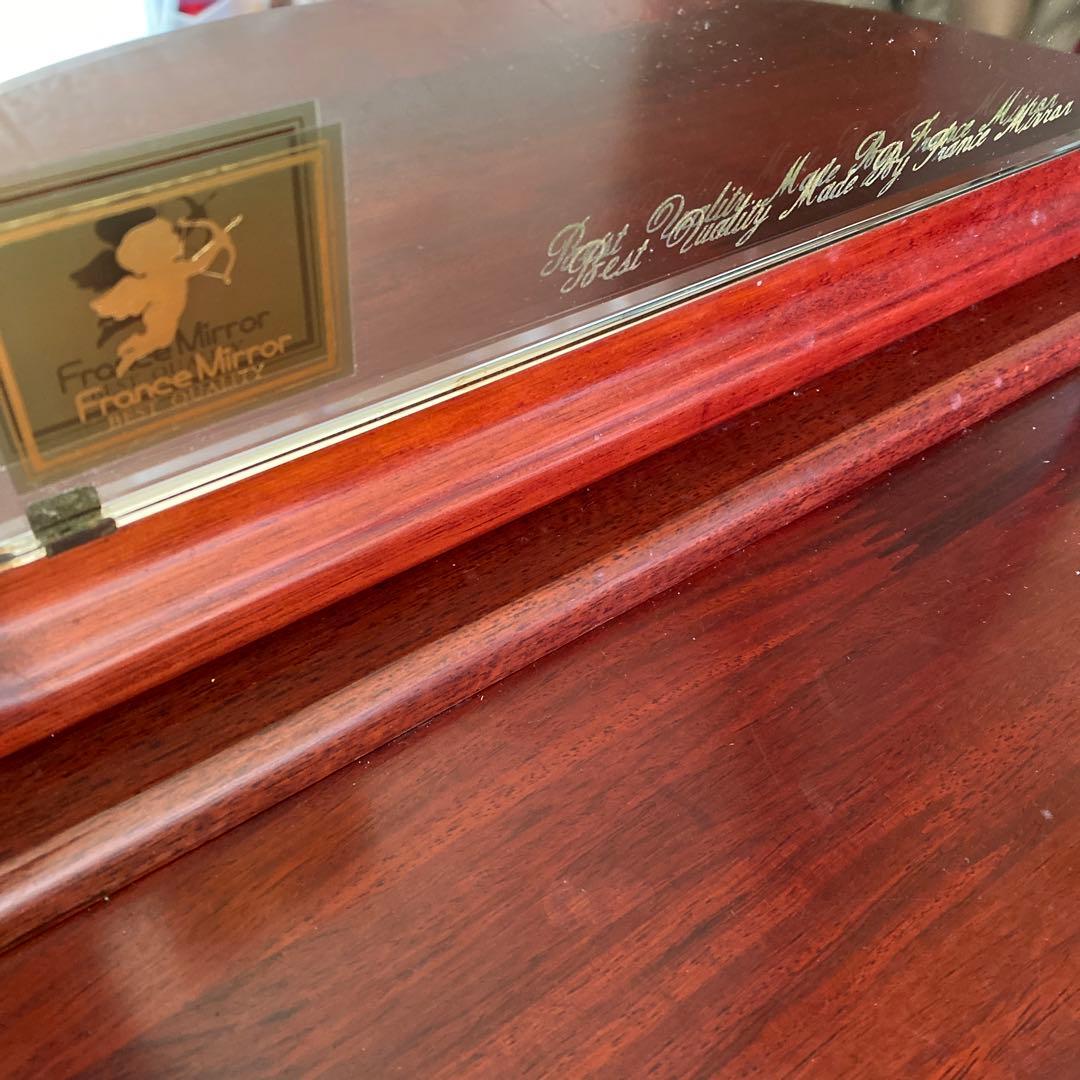 ドレッサー鏡台　フランスミラー　①鏡②棚　同時購入願います。