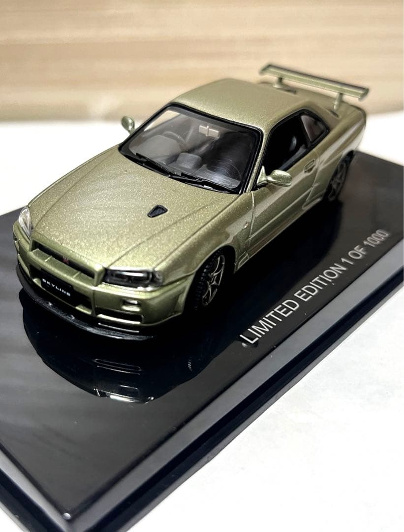 AUTOart 1/43スカイライン R34 GT-R VスペックII Nur