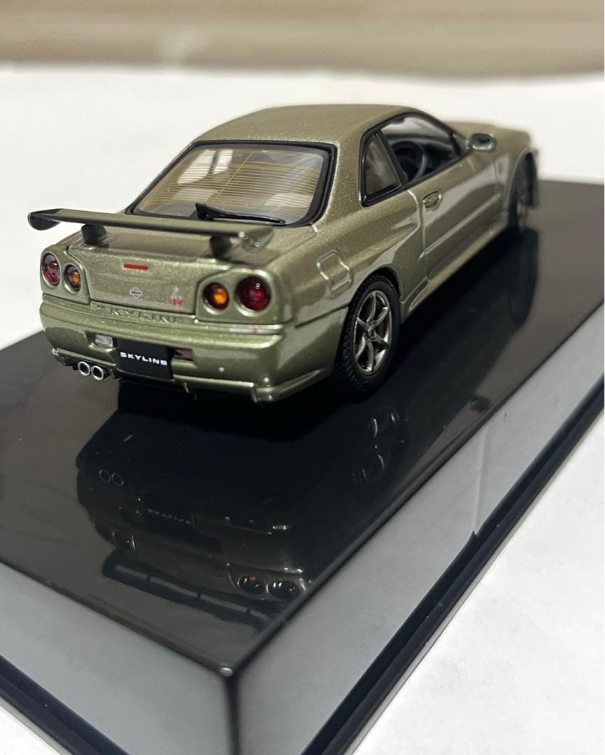 AUTOart 1/43スカイライン R34 GT-R VスペックII Nur