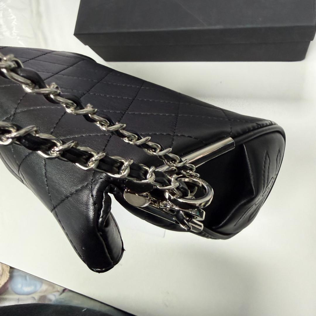 大人気 ✨美品✨ブラック レザー ショルダーバッグsf