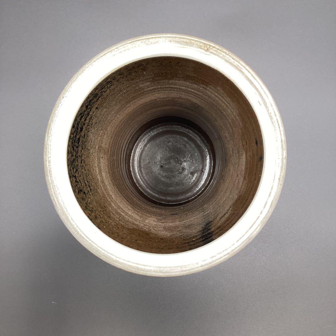 小石原焼　花入れ　杵型　刷毛目花入　箱無し