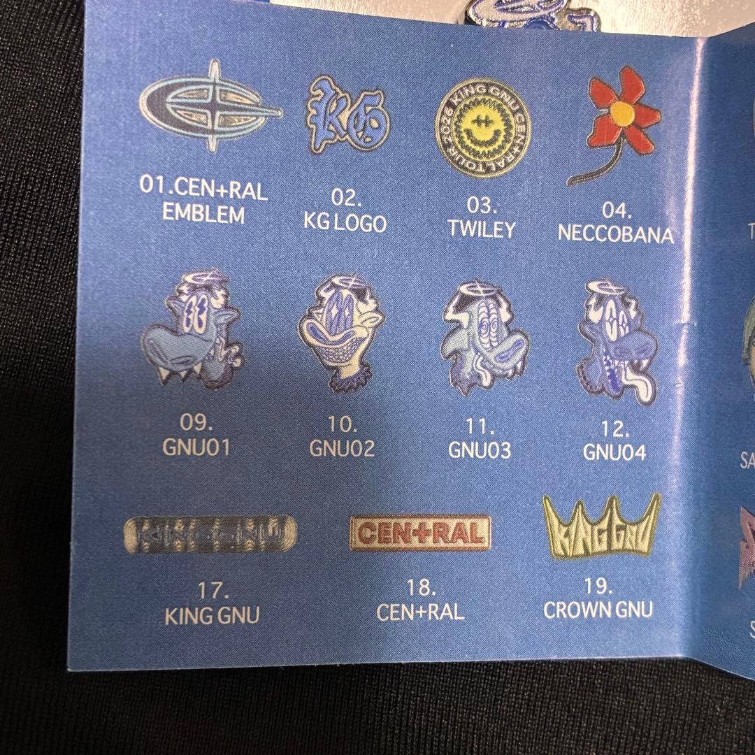 King Gnu CEN+RAL PINSピンバッジ常田大希キングヌーセントラル
