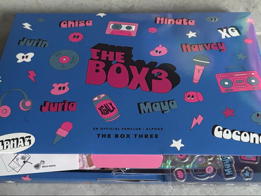 XG ALPHAZ 会員特典　THE BOX3