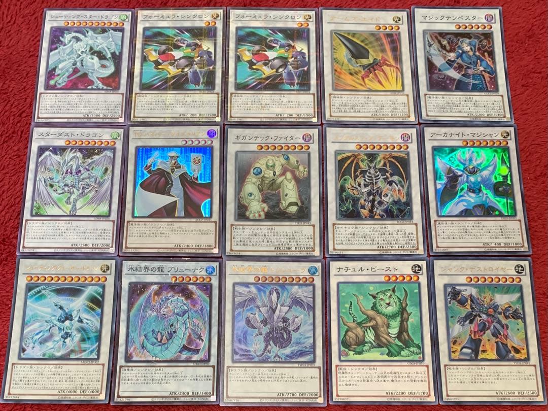 遊戯王　本格構築シンクロデッキ40枚＋E X15枚＋α